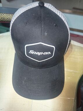 Snap-On Black & Gray Logo Trucker Hat
